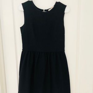 Solid Black Empire Waist Loft Dress